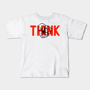 YOU, THINK! by Tai's Tees Kids T-Shirt